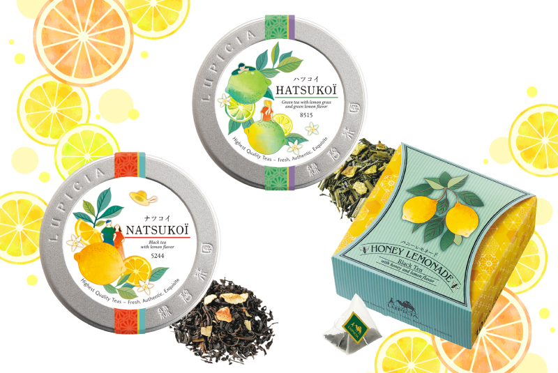 4/23(木)～販売開始！<br> LUPICIA 「ハツコイ＆ナツコイ」「ハニーレモネード」